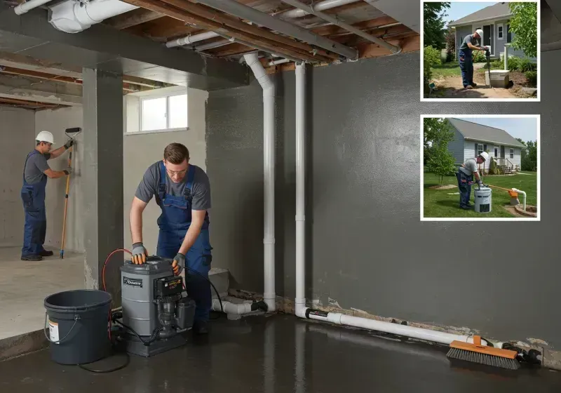 Basement Waterproofing and Flood Prevention process in Hoxie, AR